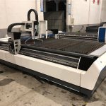 vélrænni CNC trefjar leysir klippa vél með bolta skrúfur sendingu