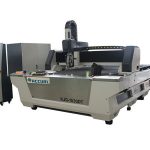 trefjar leysir klippa vél með hlífðarhlíf og skiptiborð